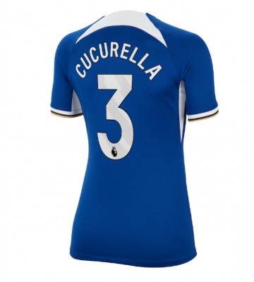 Chelsea Marc Cucurella #3 Primera Equipación Mujer 2023-24 Manga Corta